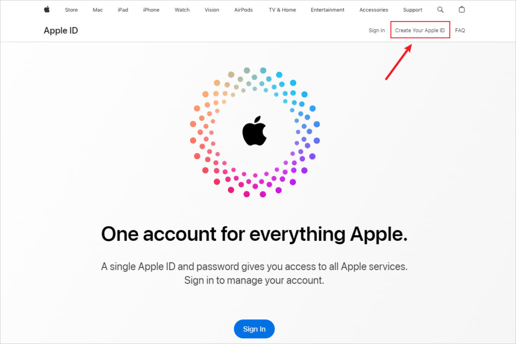 美区 Apple ID 登录页面 美区 Apple ID 登录页面
